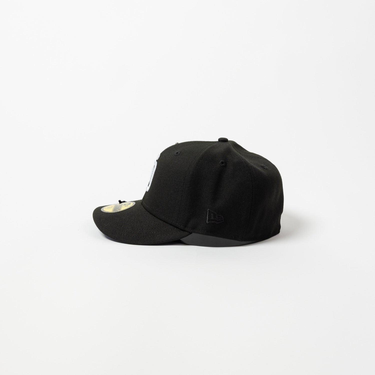 NEW ERA EXCLUSIVE 59FIFTY BLACK SAN DIEGO PADRES W/ 40TH ANNIVERSARY SIDE PATCH