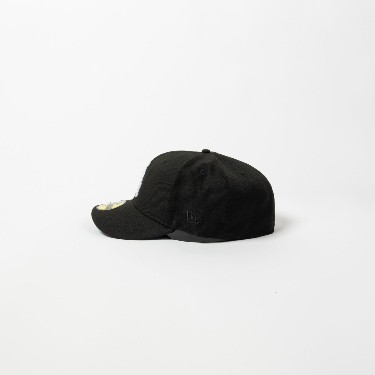 NEW ERA EXCLUSIVE 59FIFTY BLACK CHICAGO WHITE SOX W/ COMISKEY PARK SIDE PATCH