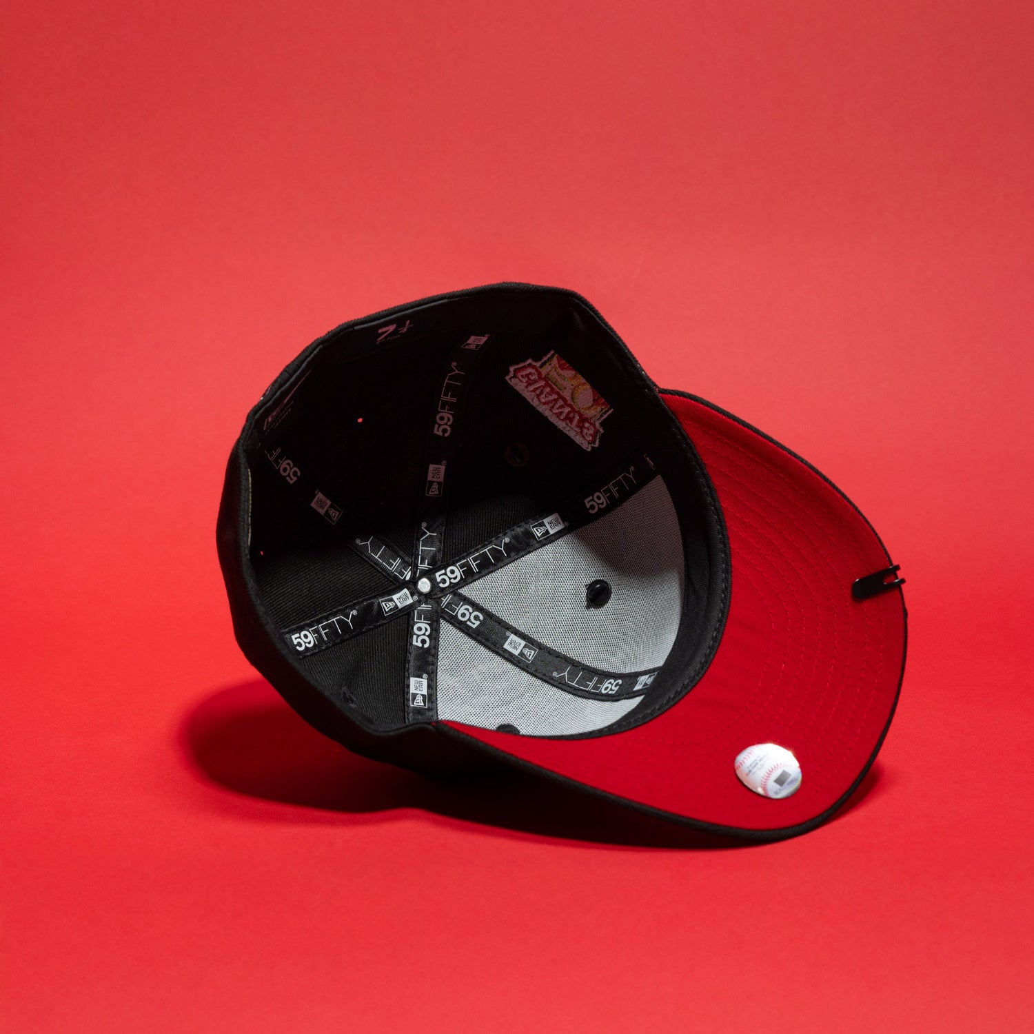 NEW ERA EXCLUSIVE 59FIFTY BLACK SAN FRANCISCO GIANTS W/ 50TH ANNIVERSARY SIDE PATCH