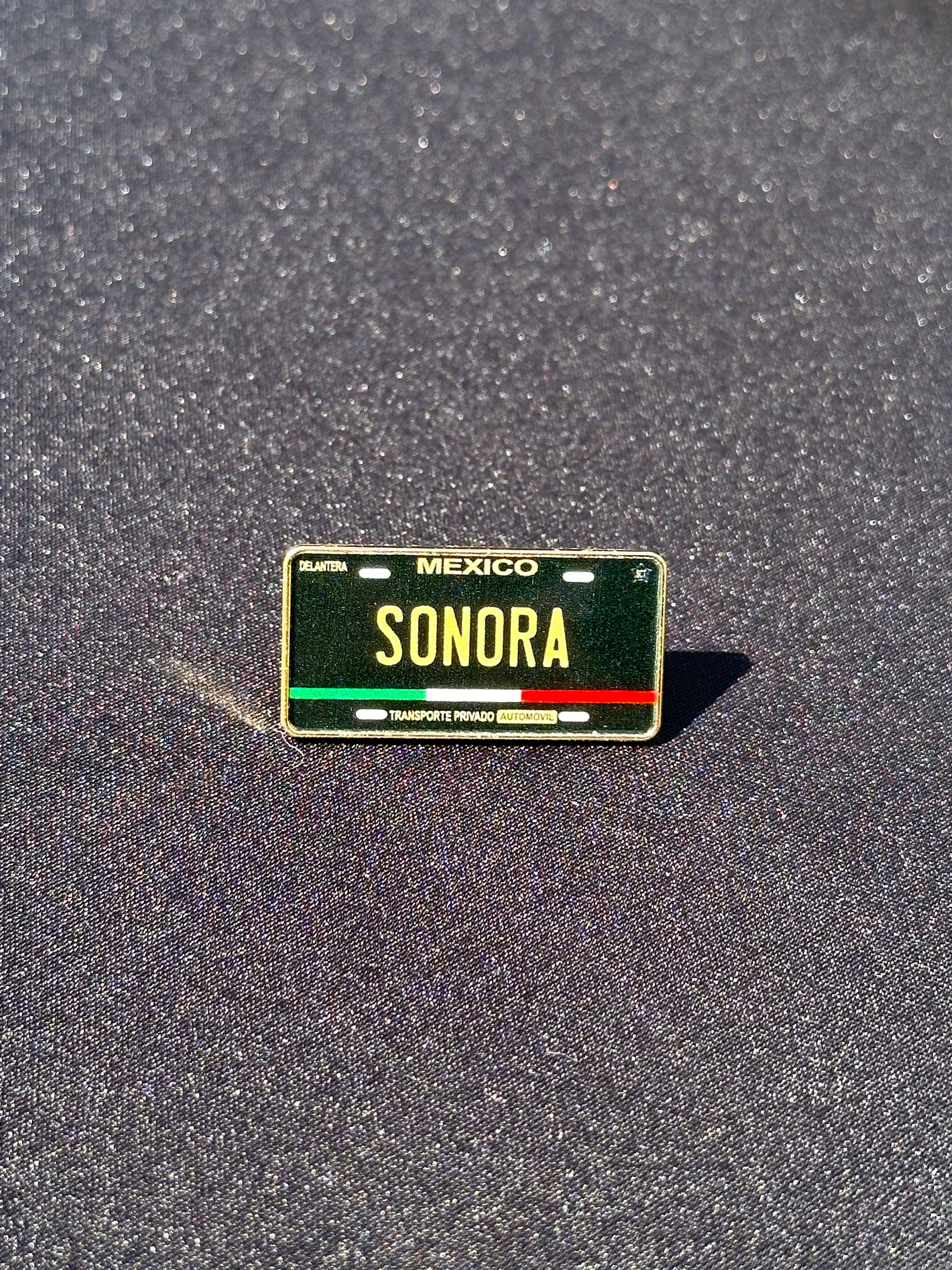 *NEW BLACK "SONORA" EXCLUSIVE LICENSE PLATE PIN VERY LIMITED