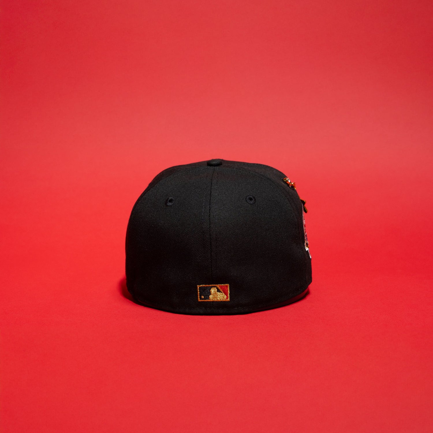 NEW ERA EXCLUSIVE 59FIFTY BLACK WASHINGTON NATIONALS W/ ANNIVERSARY SIDE PATCH