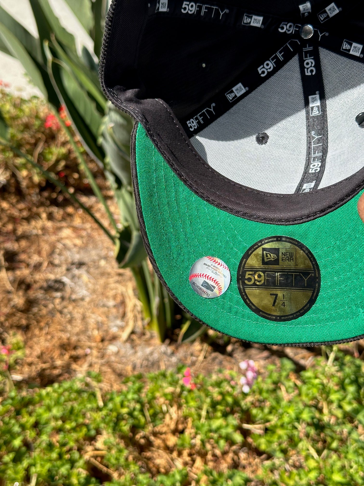 NEW ERA EXCLUSIVE 59FIFTY BLACK CORDUROY LOS ANGELES DODGERS W/ 100TH