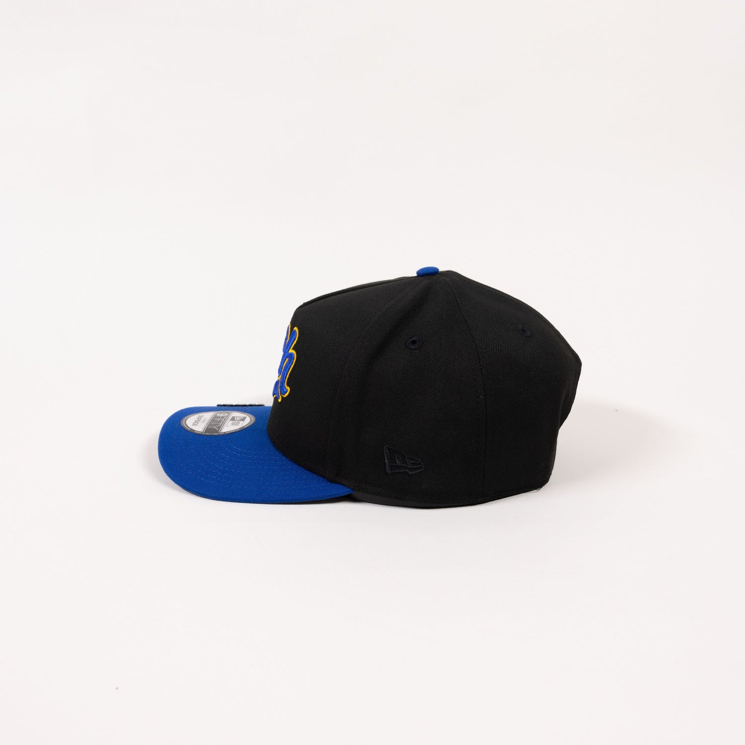 NEW ERA EXCLUSIVE 9FIFTY A-FRAME BLACK/BLUE CHARROS DE JALISCO SNAPBACK W/ MEXICO FLAG SIDE PATCH
