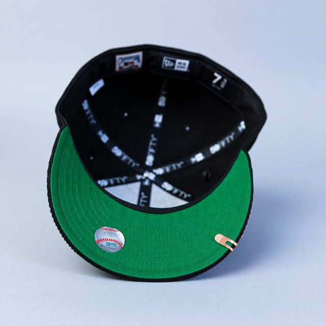 NEW ERA 59FIFTY BLACK ANAHEIM ANGELS W/ 40TH ANNIVERSARY SIDE PATCH