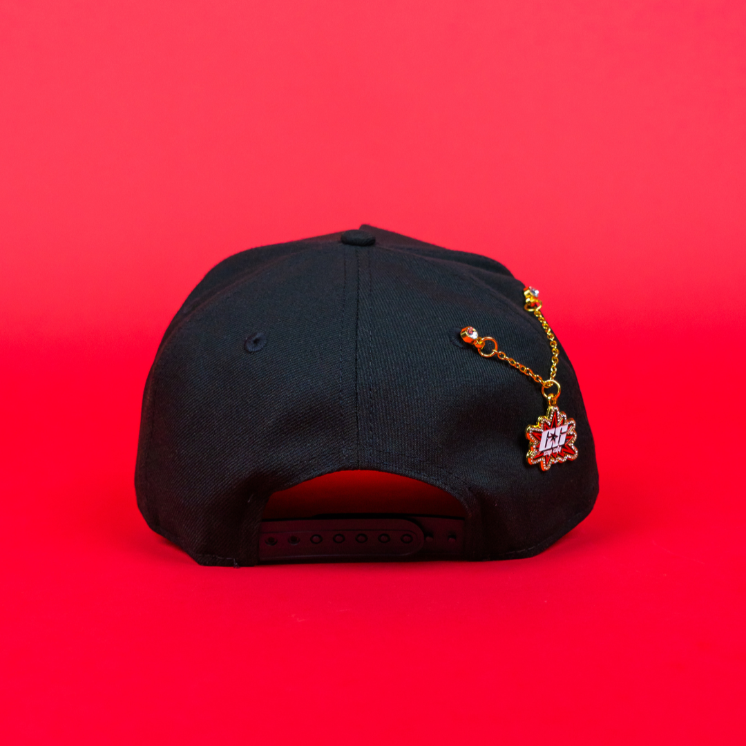 NEW ERA 9FIFTY A-FRAME BLACK HOUSTON ASTROS W/ 35 GREAT YEARS SIDE PATCH
