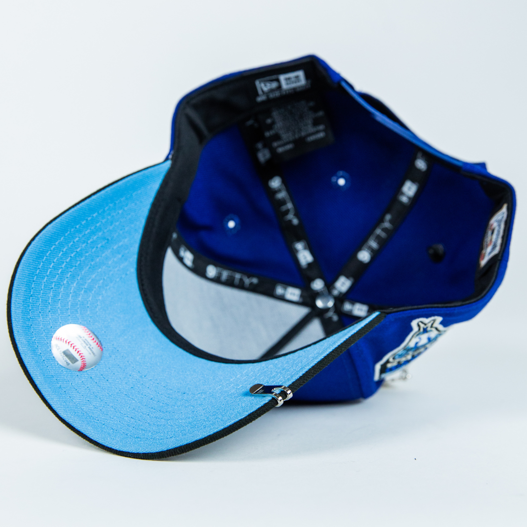 NEW ERA 9FIFTY A-FRAME DARK BLUE/ BLACK ARIZONA DIAMONDBACKS SNAPBACK W/ 1998 INAUGURAL SEASON SIDE PATCH