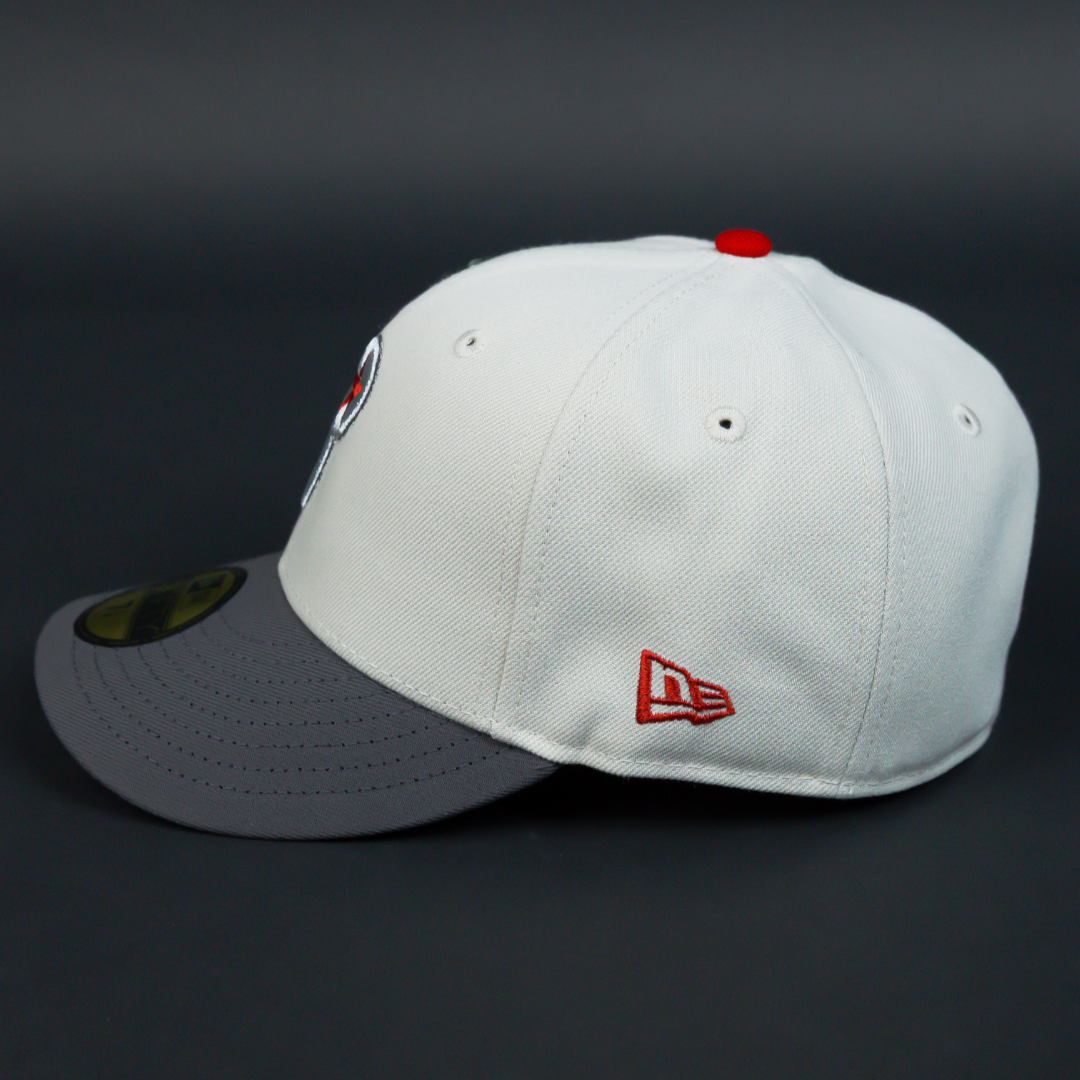 NEW ERA EXCLUSIVE 59FIFTY SMOKE GREY PHILADELPHIA PHILLIES W/ 1996 ALL STAR GAME SIDE PATCH