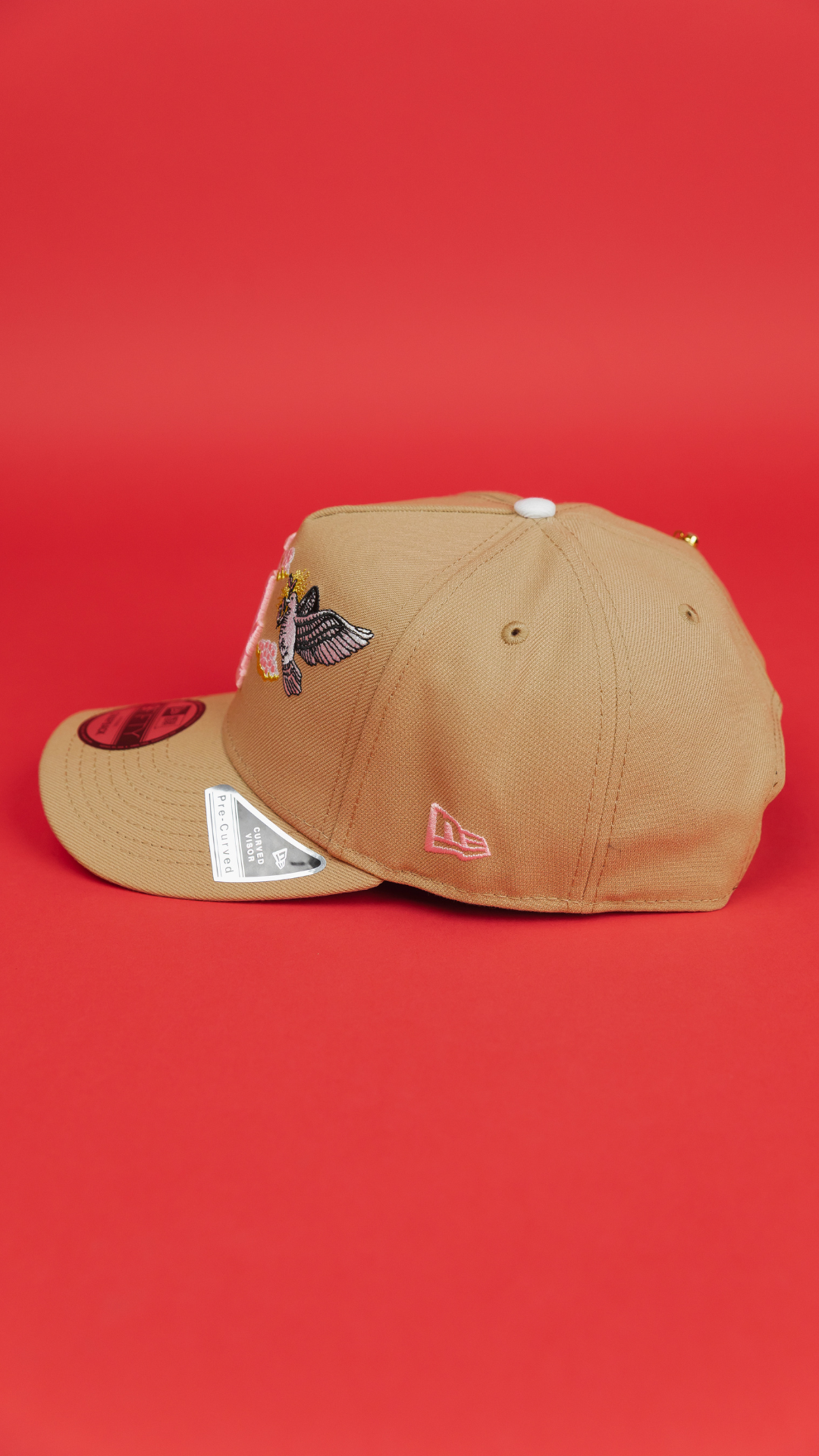 NEW ERA EXCLUSIVE 9FIFTY A-FRAME LIGHT KHAKI LOS ANGELES DODGERS "HEAVENLY CITY" W/ SHOHEI OHTANI 50-50 CLUB SIDE PATCH *FREE BLIP INCLUDED