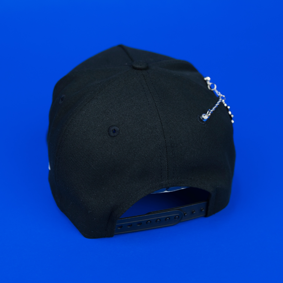 NEW ERA EXCLUSIVE 9FIFTY A-FRAME BLACK LOS ANGELES DODGERS "HEAVENLY CITY" W/ 40TH ANNIVERSARY SIDE PATCH *FREE BLIP INCLUDED