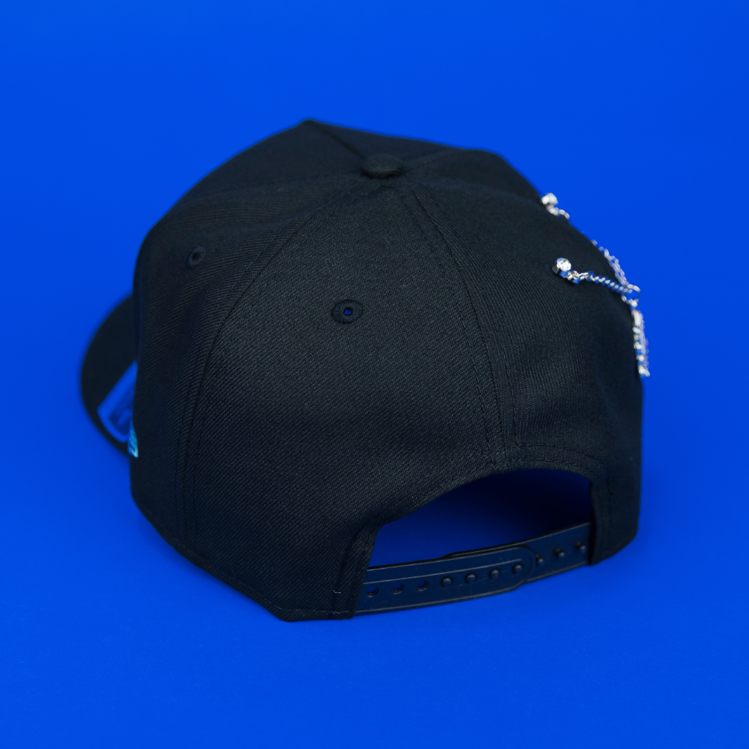 NEW ERA EXCLUSIVE 9FIFTY A-FRAME BLACK NEW YORK YANKEES "HEAVENLY CITY" W/ 1996 WORLD SERIES SIDE PATCH *FREE BLIP INCLUDED