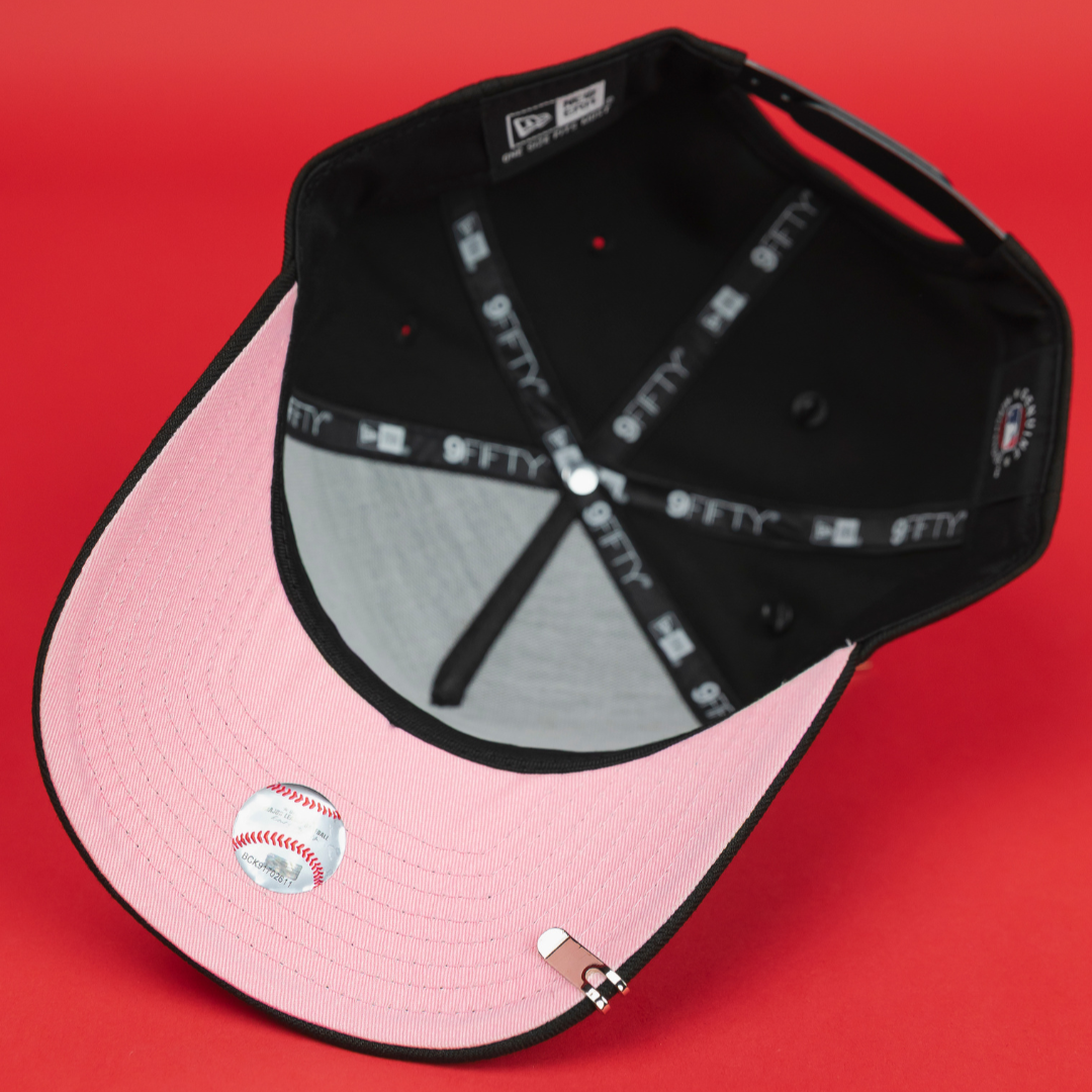 NEW ERA EXCLUSIVE 9FIFTY A-FRAME BLACKED OUT LOS ANGELES DODGERS "HEAVENLY CITY" W/ WORLD SERIES CHAMPIONS SIDE PATCH *FREE BLIP INCLUDED
