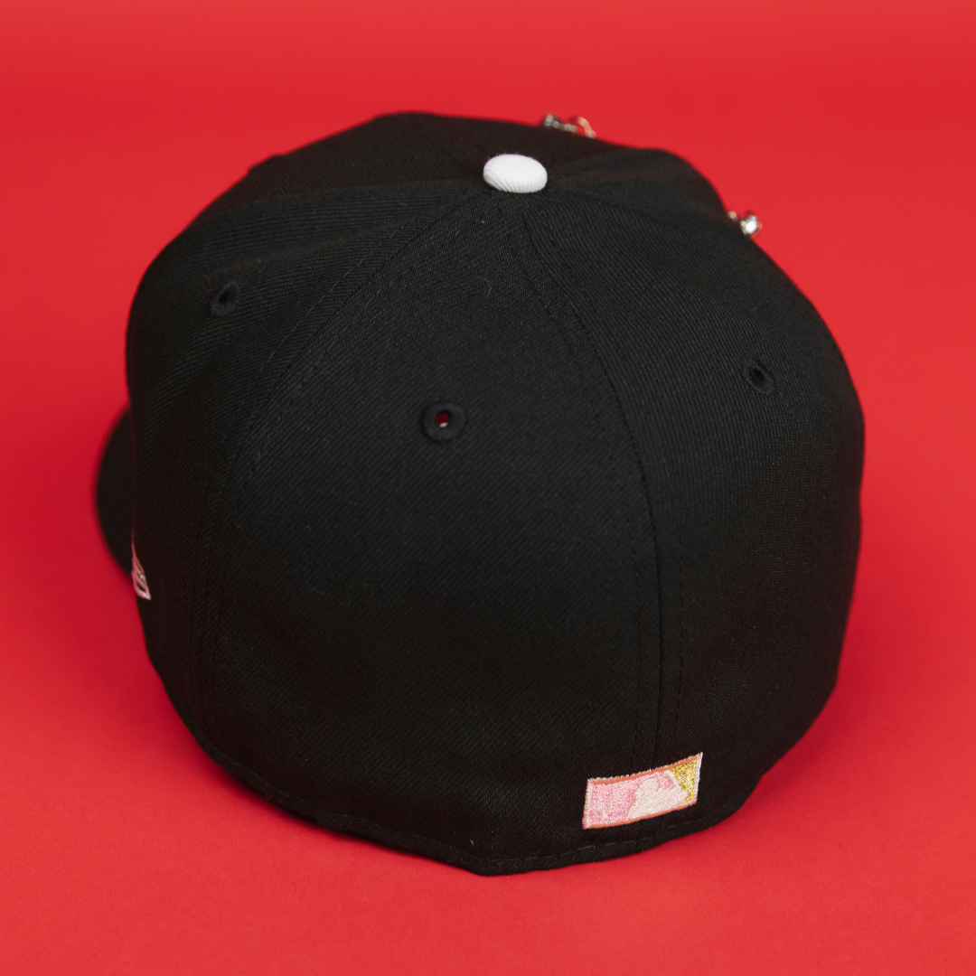 NEW ERA EXCLUSIVE 59FIFTY BLACK CHICAGO WHITE SOX "HEAVENLY CITY" W/ ALL STAR GAME SIDE PATCH *FREE BLIP INCLUDED