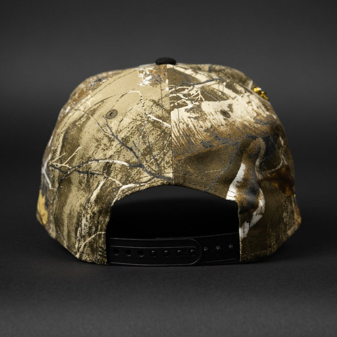 NEW ERA EXCLUSIVE 9FIFTY REALTREE HOUSTON ASTROS SCRIPT SNAPBACK W/ ASTRODOME SIDE PATCH