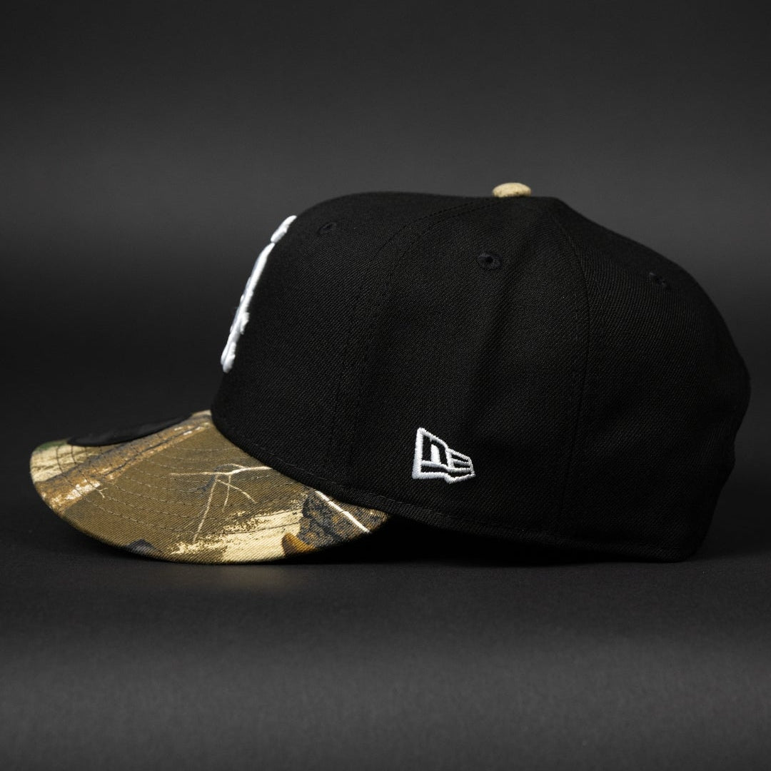 NEW ERA EXCLUSIVE 9FIFTY BLACK/ REALTREE CHICAGO WHITE SOX W/ PINK ROSES + ALL STAR GAME SIDE PATCH