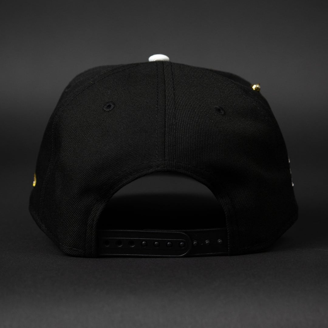 NEW ERA EXCLUSIVE 9FIFTY BACK LOS ANGELES DODGERS SNAPBACK W/ PINK HEART + 100TH ANNIVERSARY SIDE PATCH