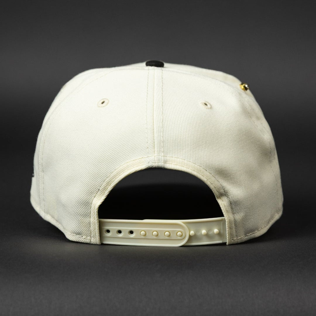 NEW ERA EXCLUSIVE 9FIFTY CHROME/ BLACK CHICAGO WHITE SOX SNAPBACK W/ PINK ROSE + ALL STAR YEARS SIDE PATCH