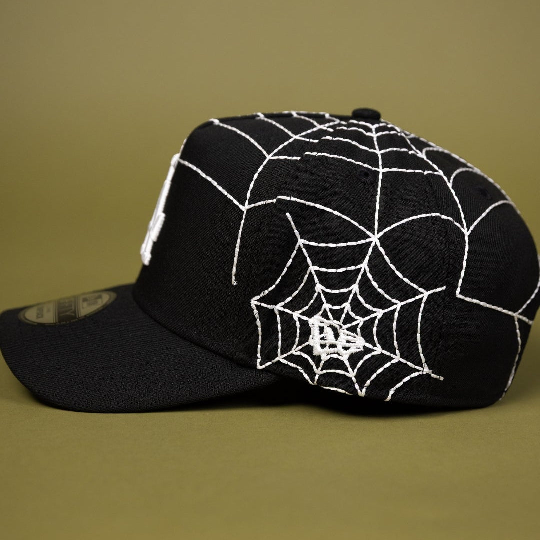 NEW ERA EXCLUSIVE 9FIFTY A-FRAME BLACK LOS ANGELES DODGERS SNAPBACK W/