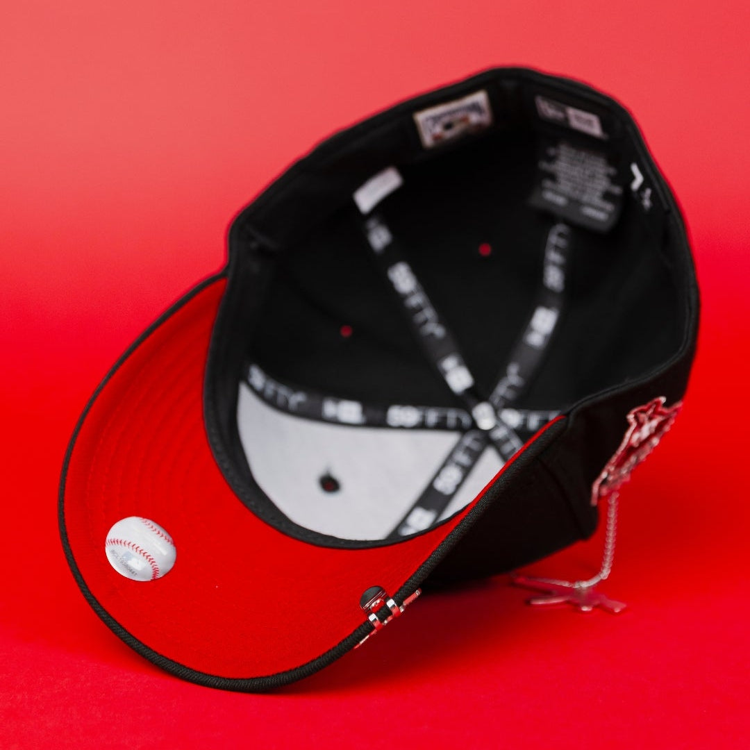 NEW ERA EXCLUSIVE 59FIFTY BLACK ARIZONA DIAMONDBACKS W/ 1998 INAUGURAL SEASON SIDE PATCH