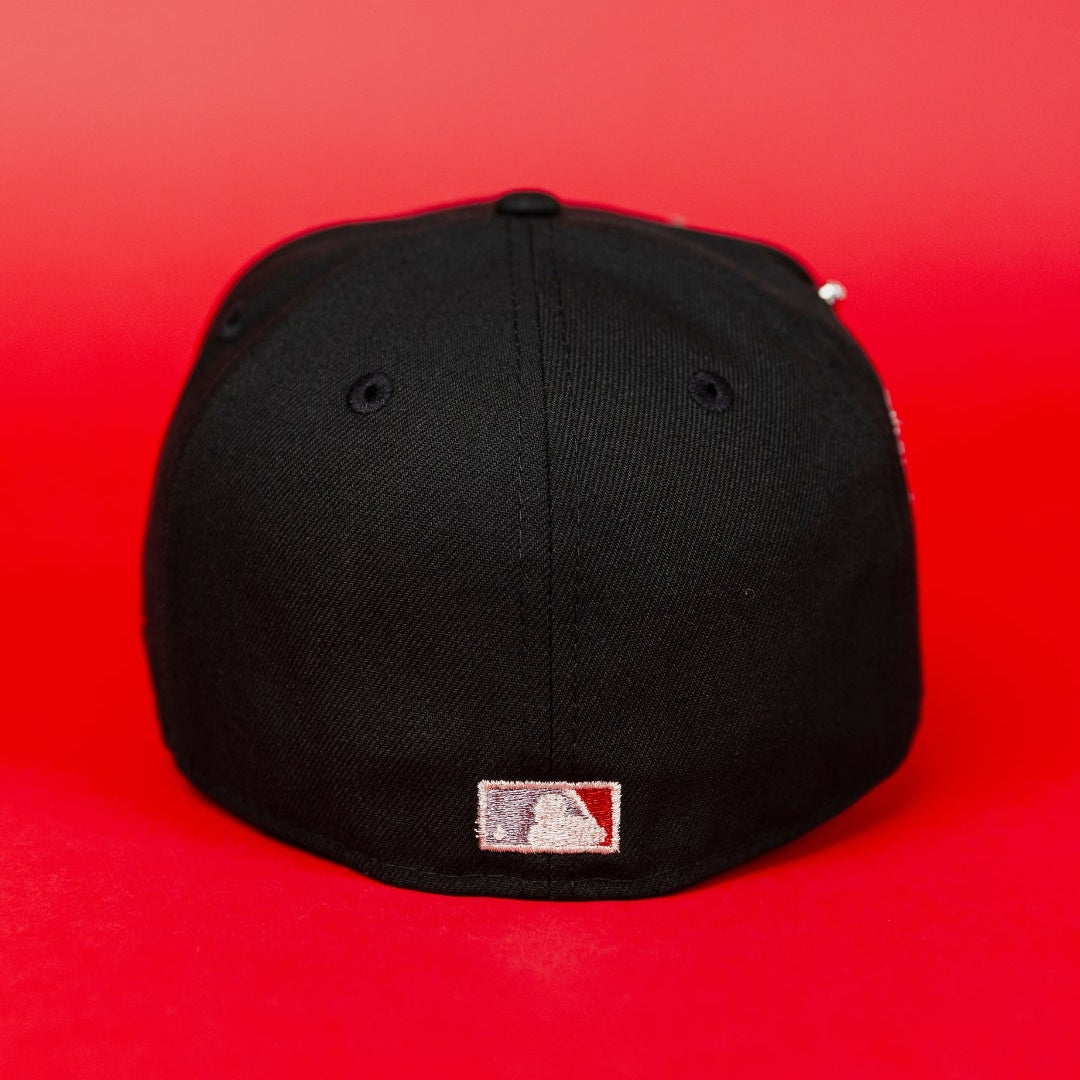 NEW ERA EXCLUSIVE 59FIFTY BLACK ARIZONA DIAMONDBACKS W/ 1998 INAUGURAL SEASON SIDE PATCH