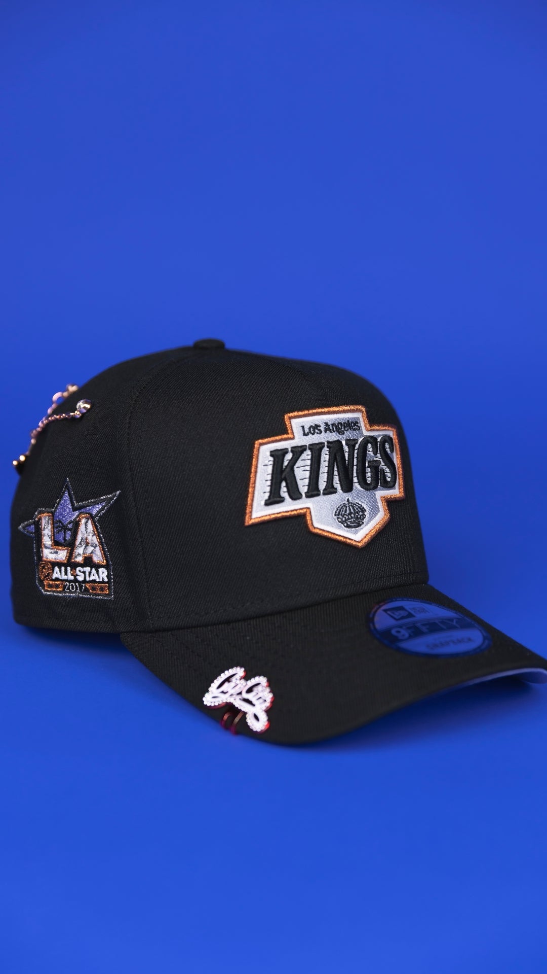 NEW ERA 9FIFTY A-FRAME BLACK LOS ANGELES KINGS SNAPBACK W/ ALL STAR GAME SIDE PATCH