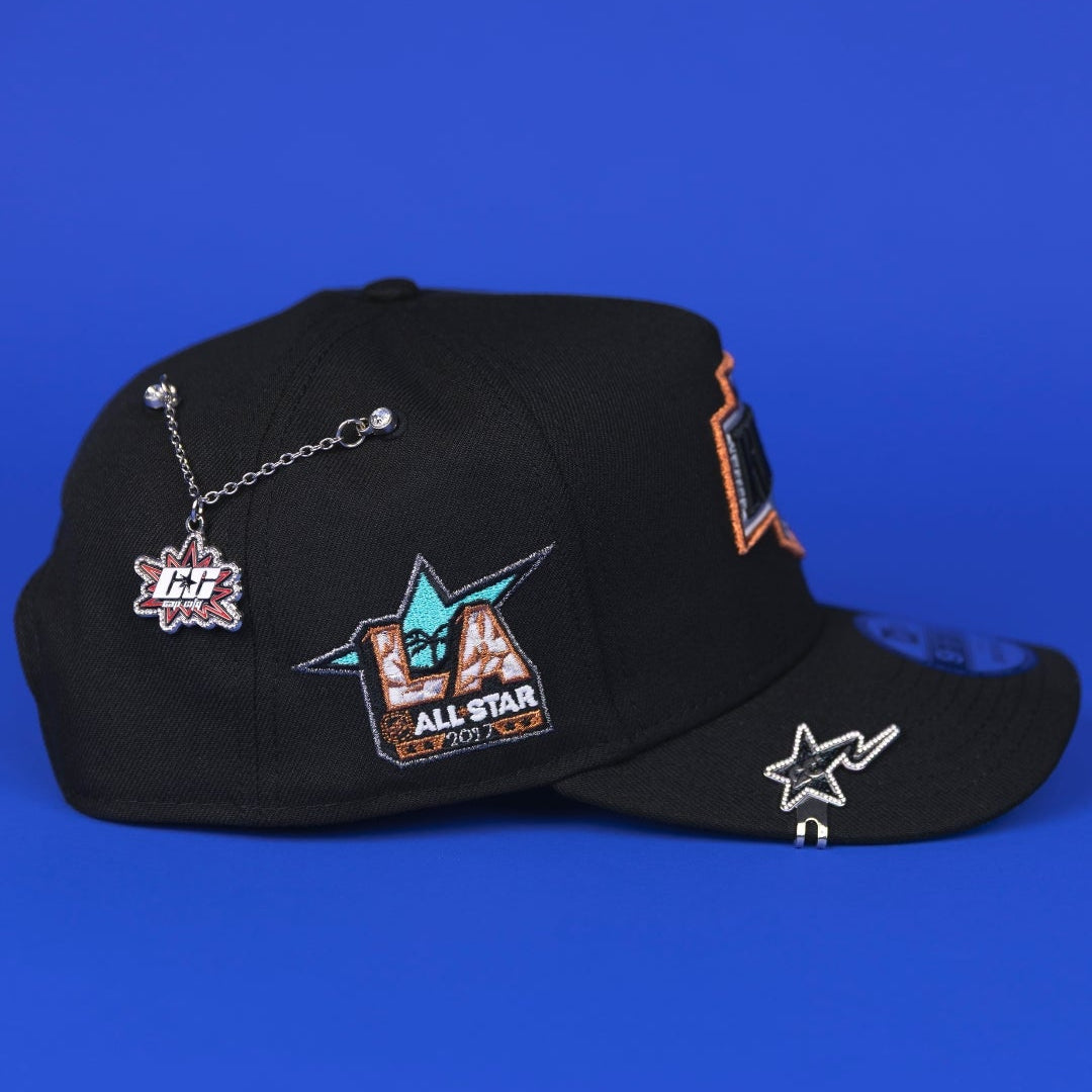 NEW ERA 9FIFTY A-FRAME BLACK LOS ANGELES KINGS SNAPBACK W/ ALL STAR GAME SIDE PATCH