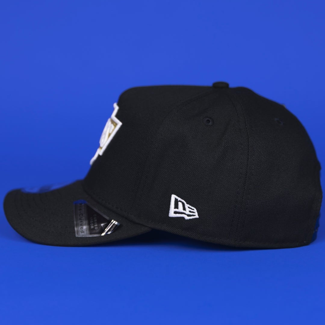 NEW ERA 9FIFTY A-FRAME BLACK LOS ANGELES KINGS SNAPBACK W/ ALL STAR GAME SIDE PATCH