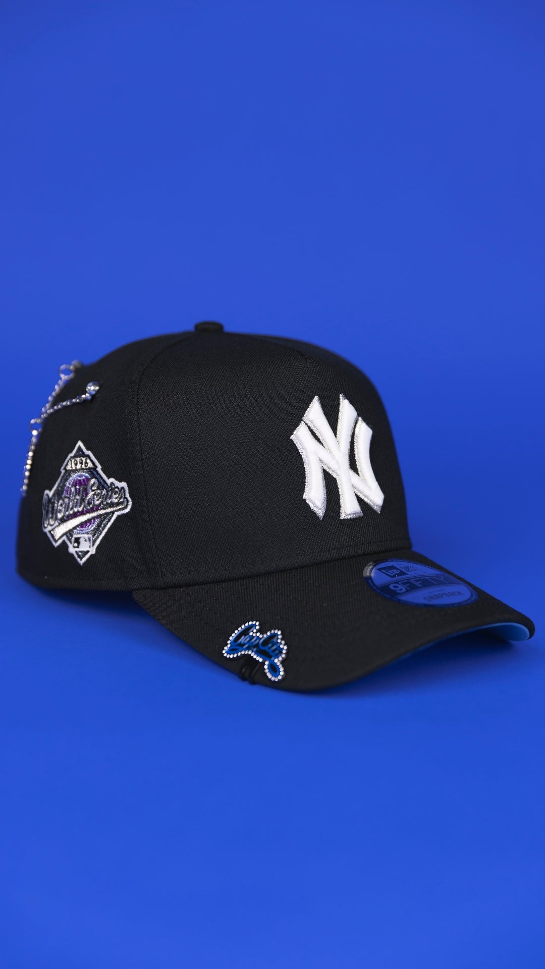 NEW ERA 9FIFTY A-FRAME BLACK NEW YORK YANKEES SNAPBACK W/ 1996 WORLD SERIES SIDE PATCH