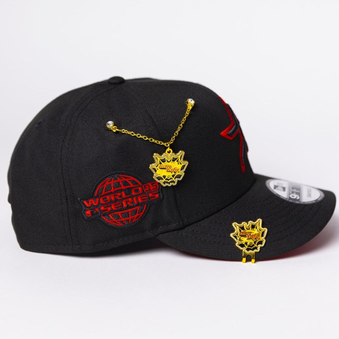 NEW ERA EXCLUSIVE 9FIFTY BLACKED OUT HOUSTON ASTROS SNAPBACK W/ 2005 WORLD SERIES SIDE PATCH