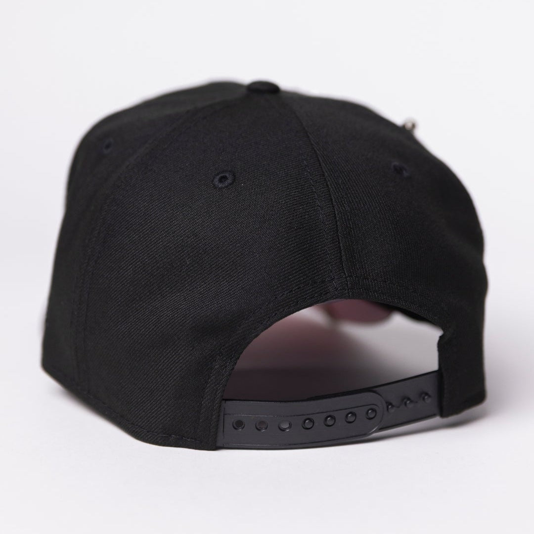 NEW ERA EXCLUSIVE 9FIFTY BLACKED OUT CHICAGO WHITE SOX SNAPBACK W/ ROSES + 2003 ALL STAR GAME SIDE PATCH