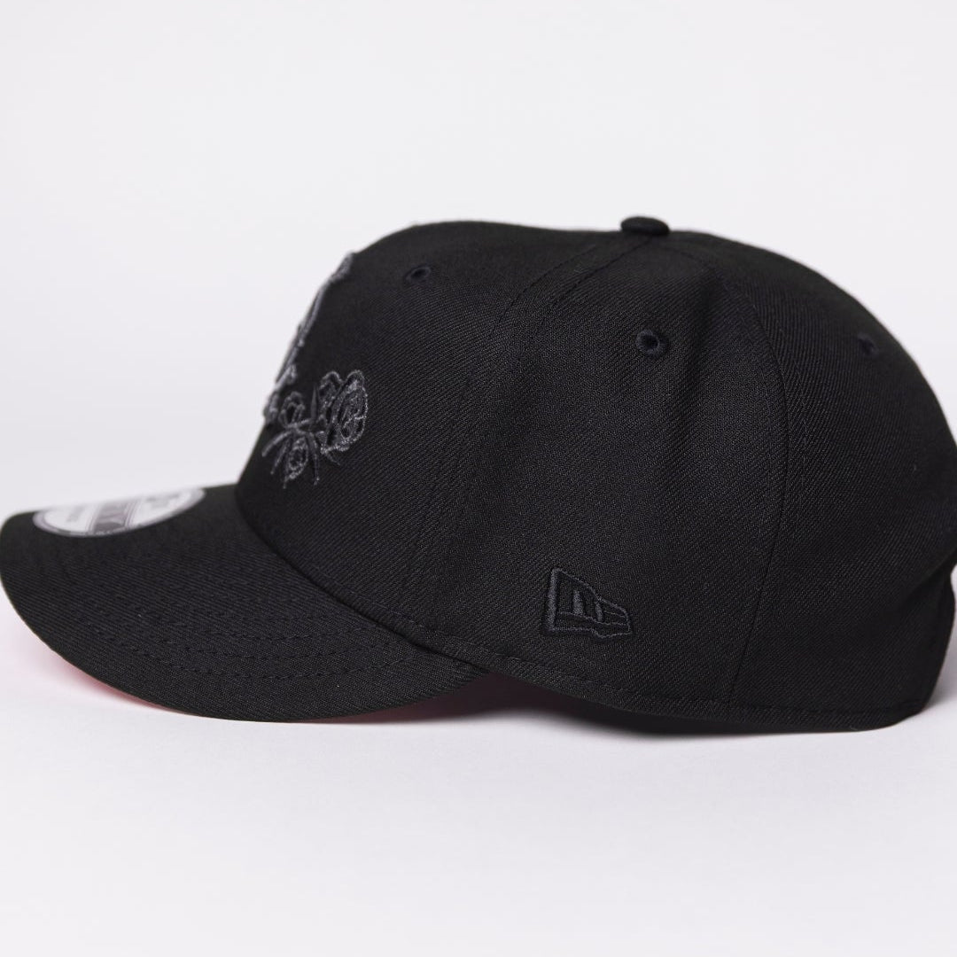 NEW ERA EXCLUSIVE 9FIFTY BLACKED OUT CHICAGO WHITE SOX SNAPBACK W/ ROSES + 2003 ALL STAR GAME SIDE PATCH
