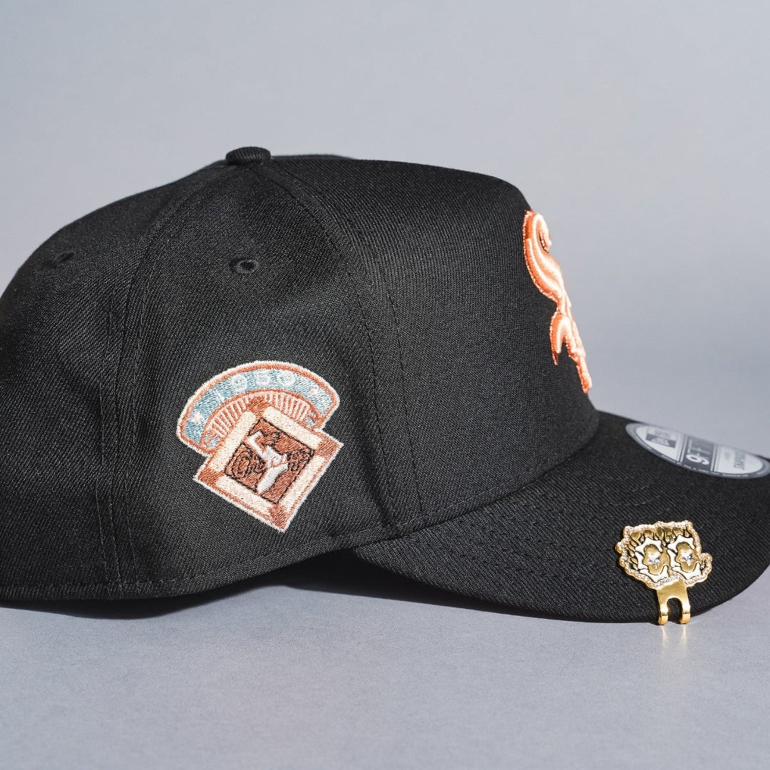 NEW ERA 9FIFTY A-FRAME BLACK CHICAGO WHITE SOX SNAPBACK W/ 1950 SIDE PATCH