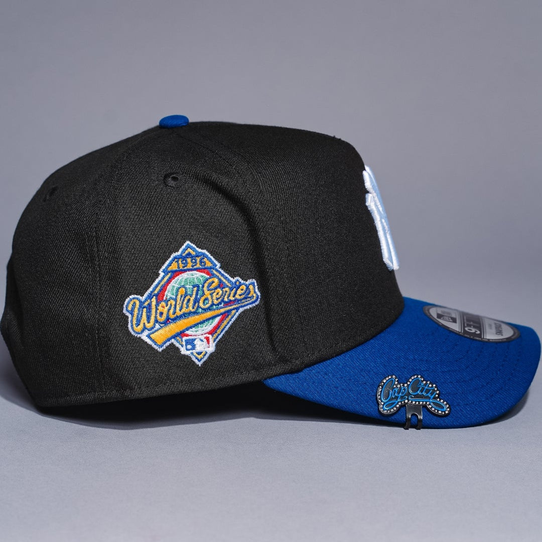 NEW ERA 9FIFTY A-FRAME BLACK/BLUE NEW YORK YANKEES SNAPBACK W/1996 WORLD SERIES SIDE PATCH