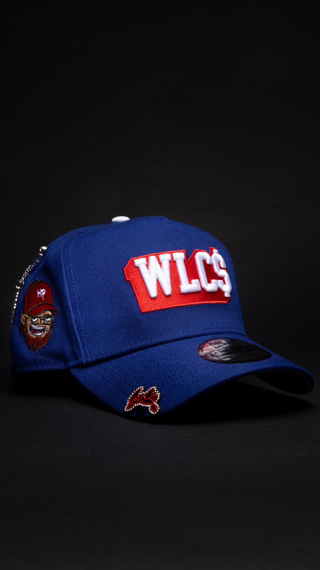 NEW* HERENCIA DE PATRONES x NEW ERA x CAP CITY BLUE "WHOLE LOTTA CLIKA SHI" 9FIFTY A-FRAME W/ JAYDEE SIDE PATCH -FREE BLIP INCLUDED