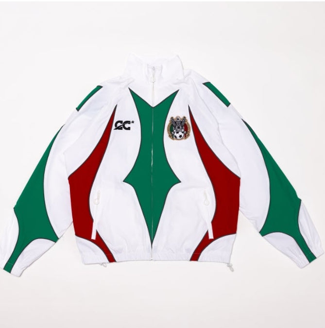 NEW* HERENCIA DE PATRONES x CAP CITY WHITE MEXICO TRACKSUIT