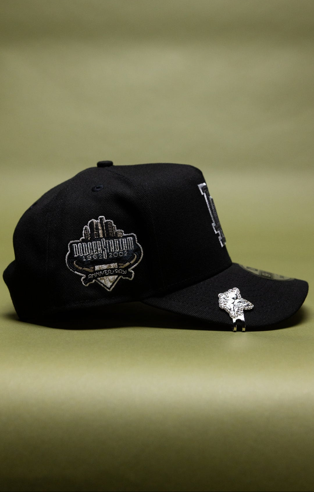 NEW ERA 9FIFTY A-FRAME BLACK LOS ANGELES DODGERS W/ 40TH ANNIVERSARY SIDE PATCH