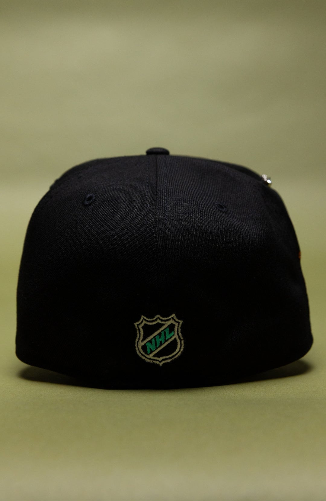 NEW ERA EXCLUSIVE 59FIFTY BLACK ANAHEIM DUCKS W/ 25TH ANNIVERSARY SIDE PATCH
