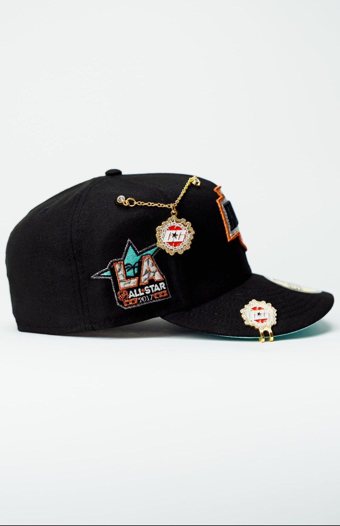 NEW ERA EXCLUSIVE 59FIFTY BLACK LOS ANGELES KINGS W/ ALL STAR SIDE PATCH