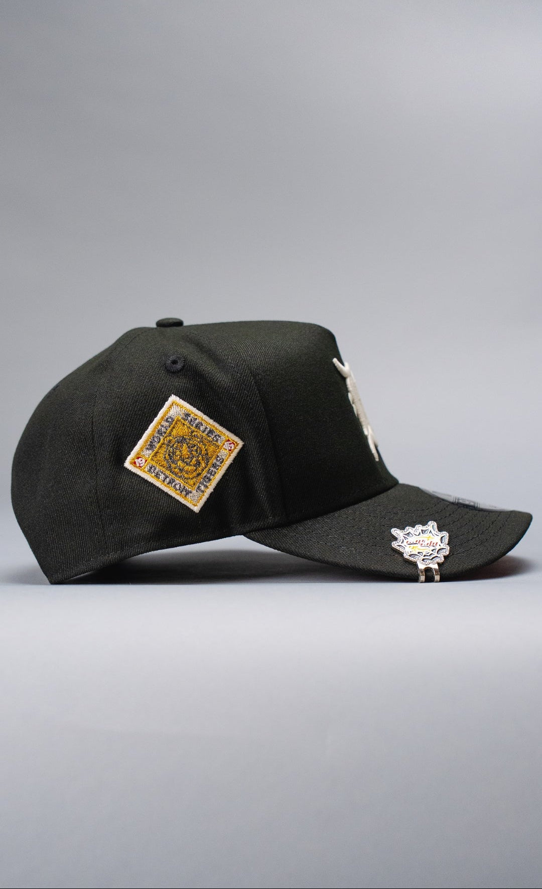 NEW ERA 9FIFTY A-FRAME BLACK DETROIT TIGERS SNAPBACK W/ SIDE PATCH