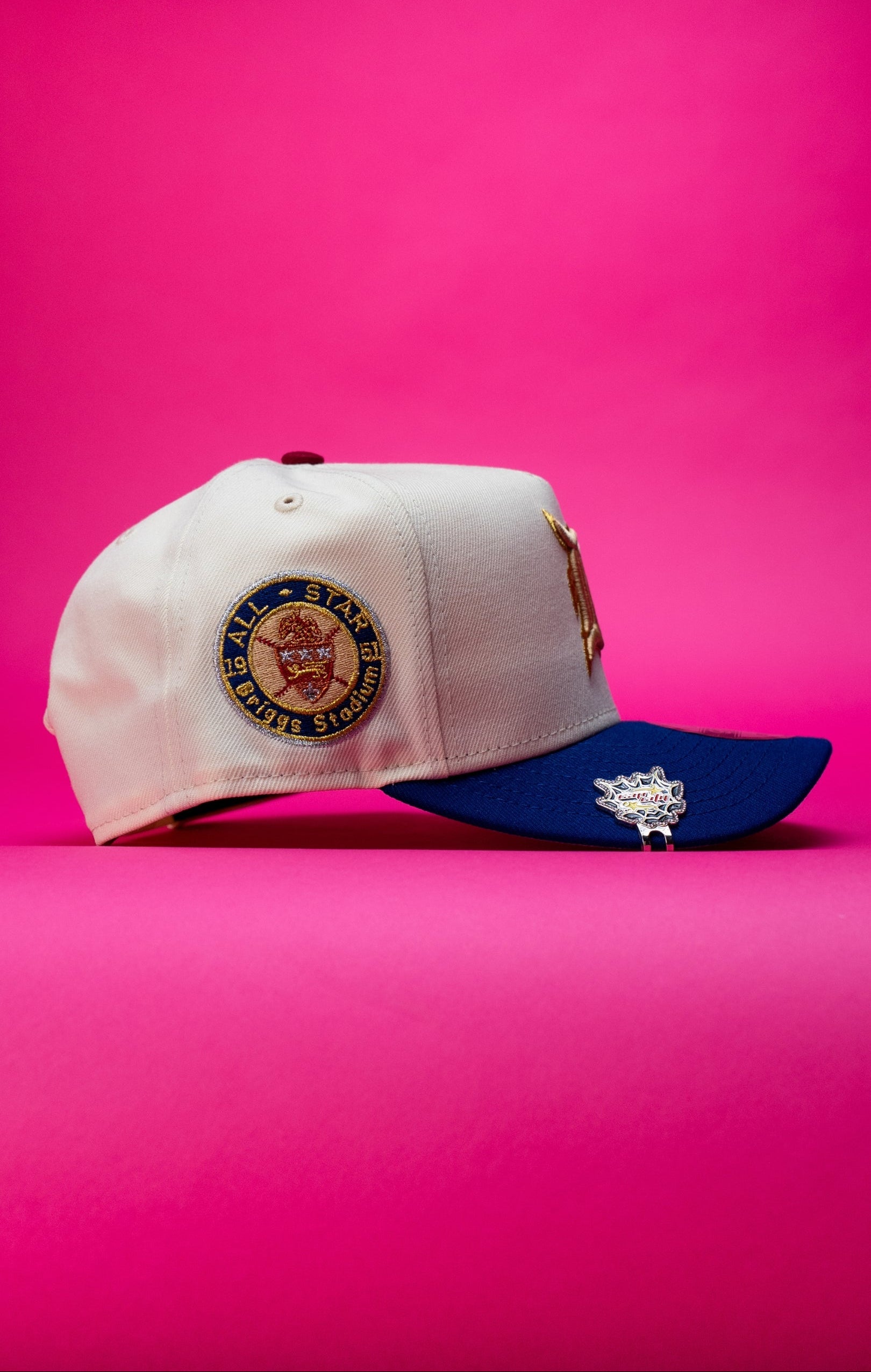 NEW ERA 9FIFTY A-FRAME CHROME/BLUE DETROIT TIGERS SNAPBACK W/ SIDE PATCH