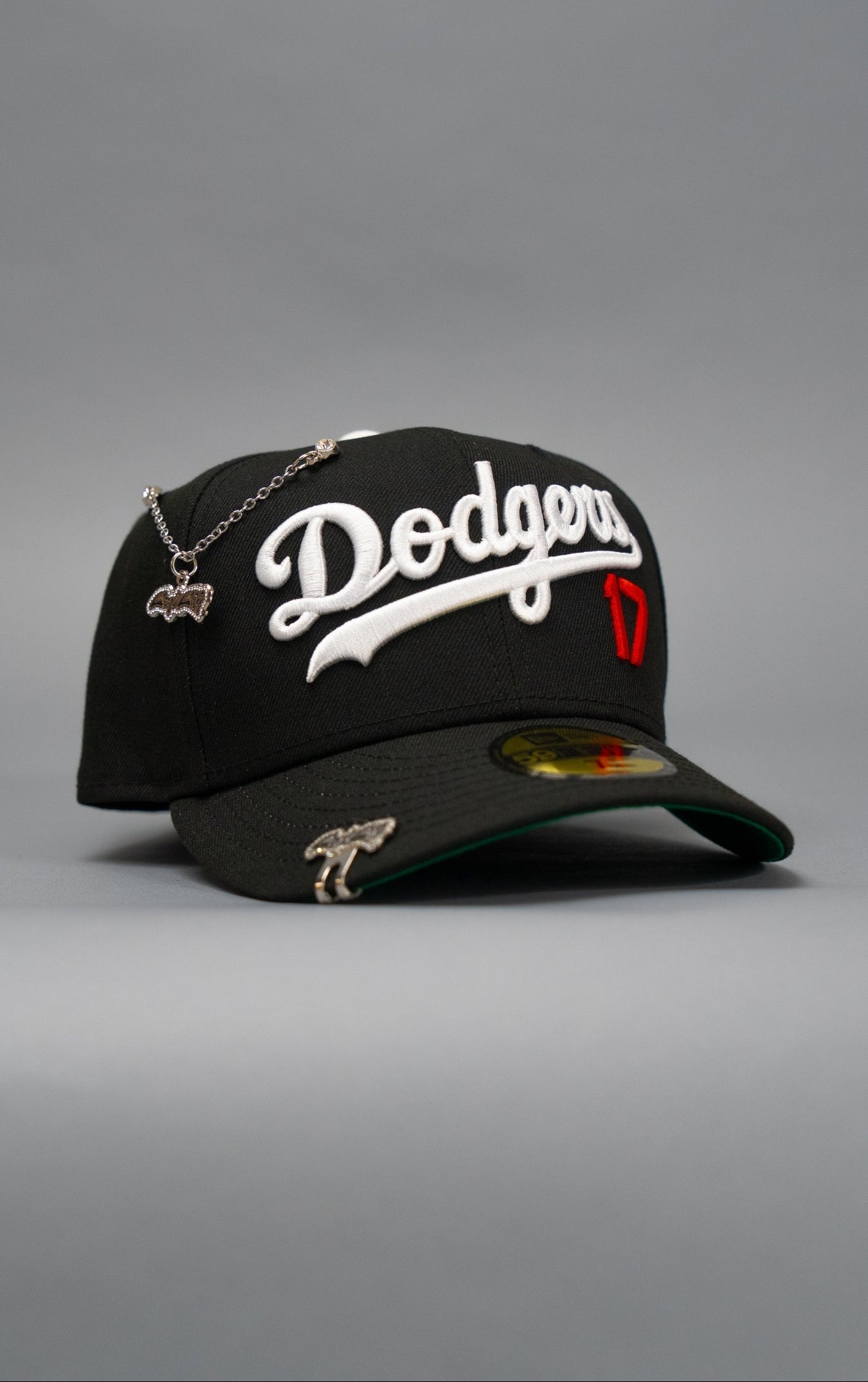 NEW ERA EXCLUSIVE 59FIFTY BLACK LOS ANGELES DODGERS SCRIPT