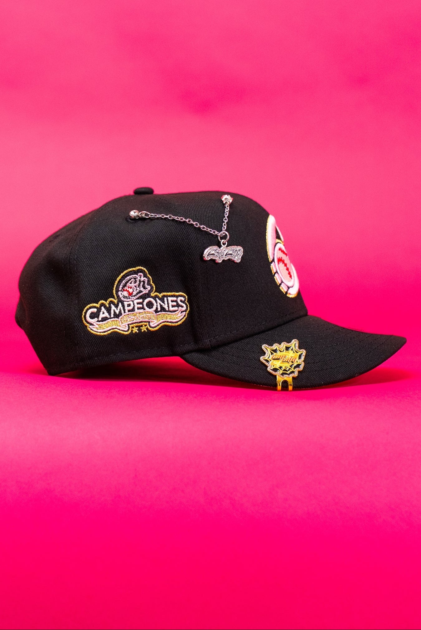 NEW ERA EXCLUSIVE 9FIFTY BLACK CHARROS DE JALISCO SNAPBACK W/ CAMPEONES SIDE PATCH