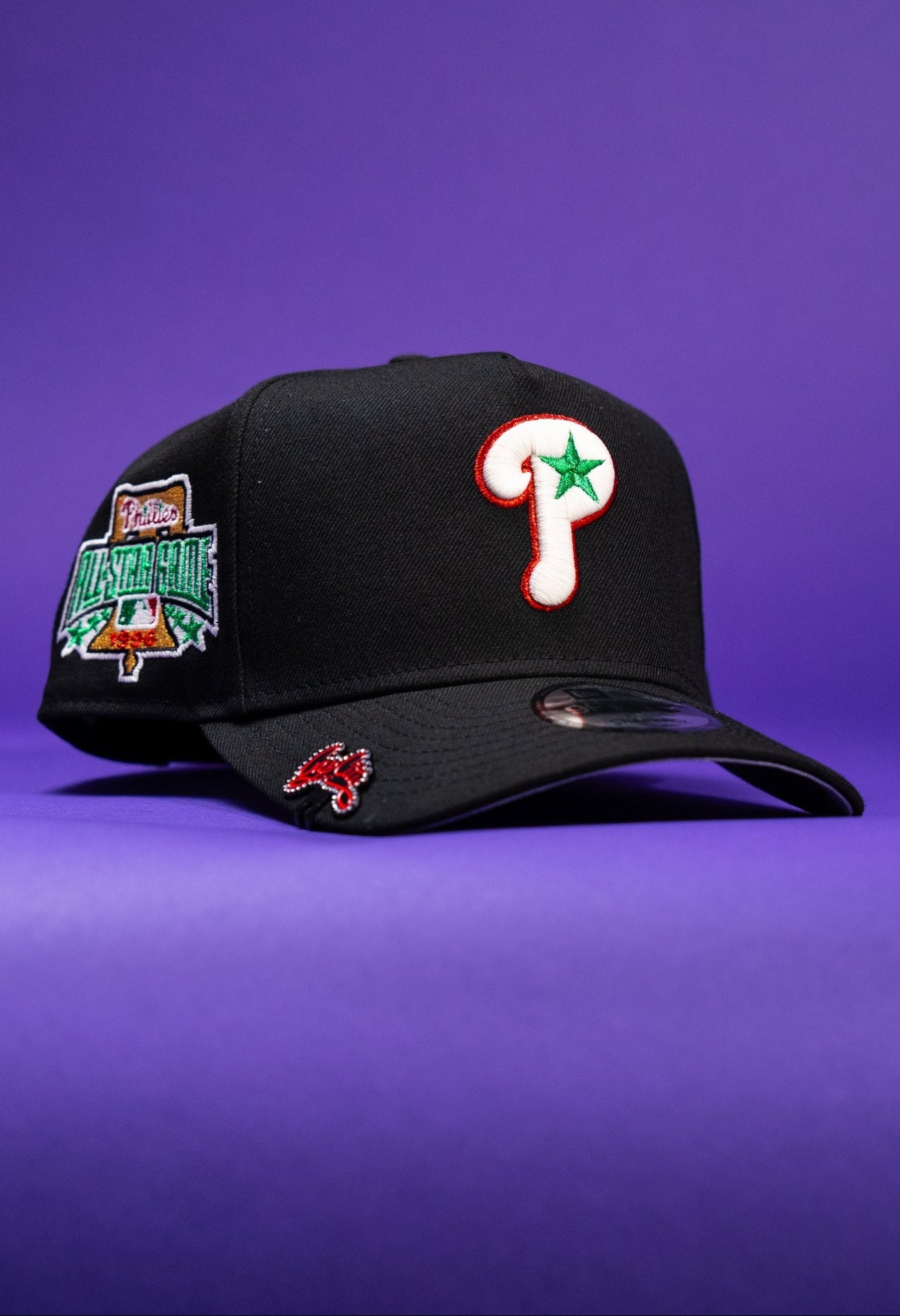 NEW ERA 9FIFTY A-FRAME BLACK PHILADELPHIA PHILLIES W/ ALL STAR GAME SIDE PATCH