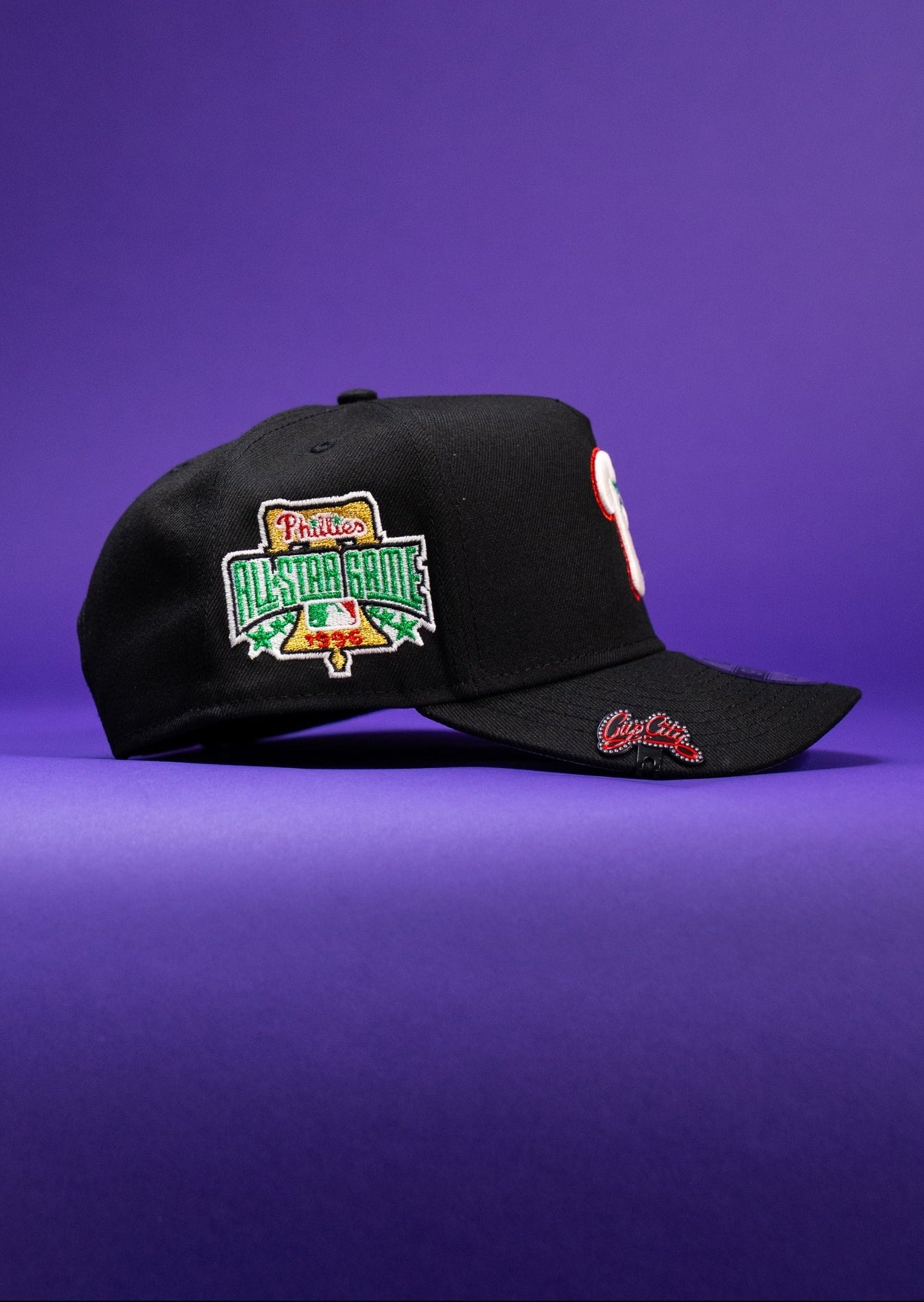 NEW ERA 9FIFTY A-FRAME BLACK PHILADELPHIA PHILLIES W/ ALL STAR GAME SIDE PATCH