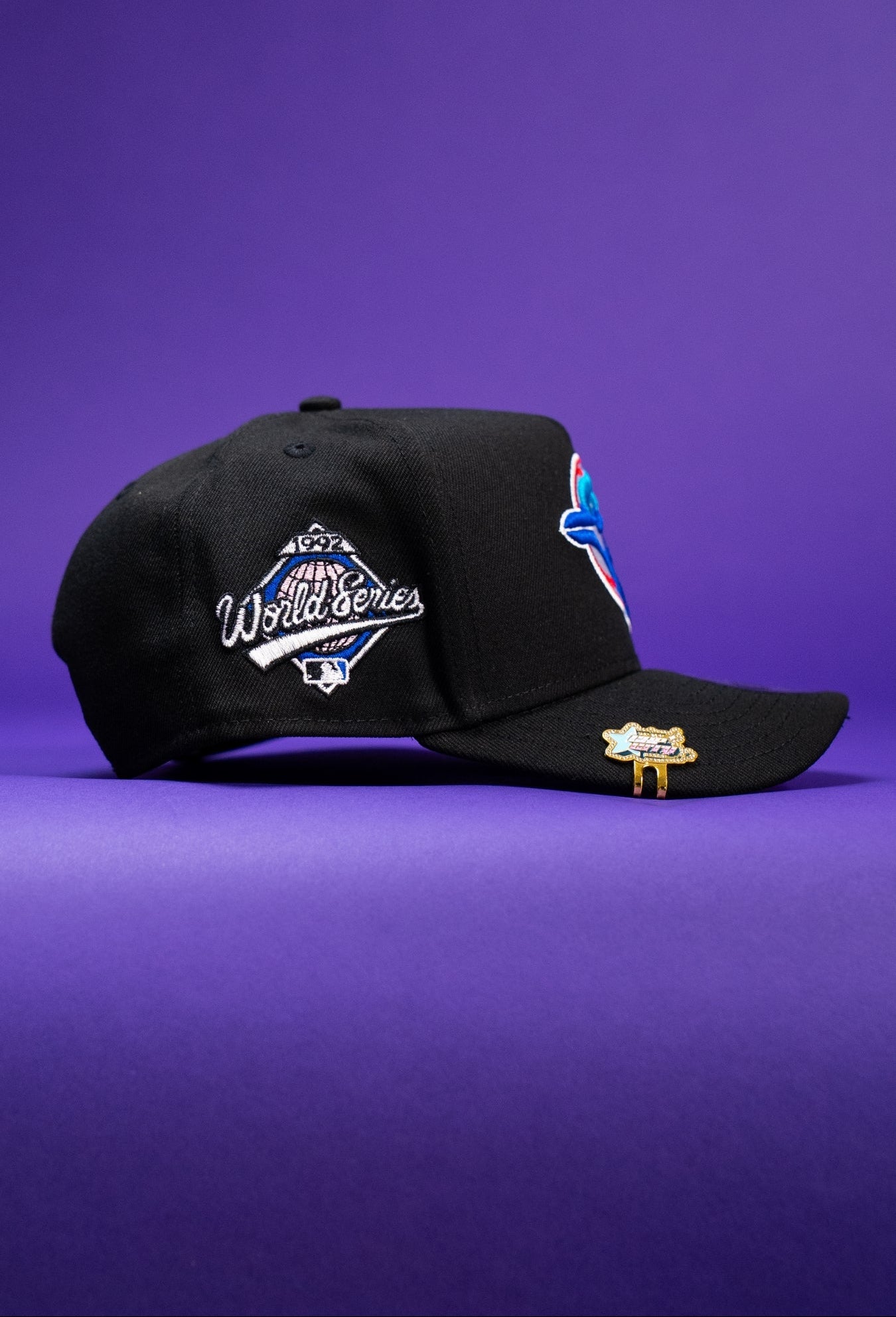 NEW ERA 9FIFTY A-FRAME BLACK TORONTO BLUE JAYS W/ 1992 WORLD SERIES SIDE PATCH