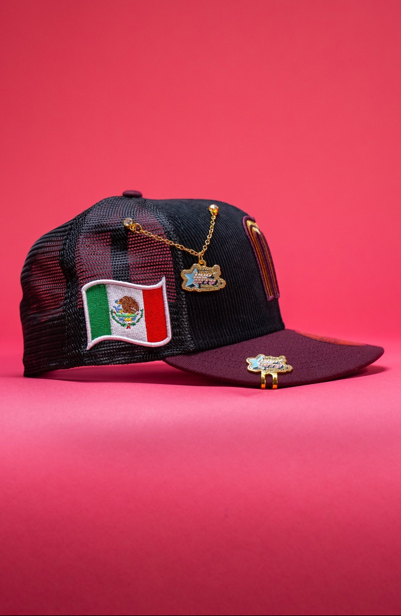 NEW ERA EXCLUSIVE 59FIFTY CORDUROY 2025 WBC MEXICO MESHBACK W/ MEXICO FLAG SIDE PATCH