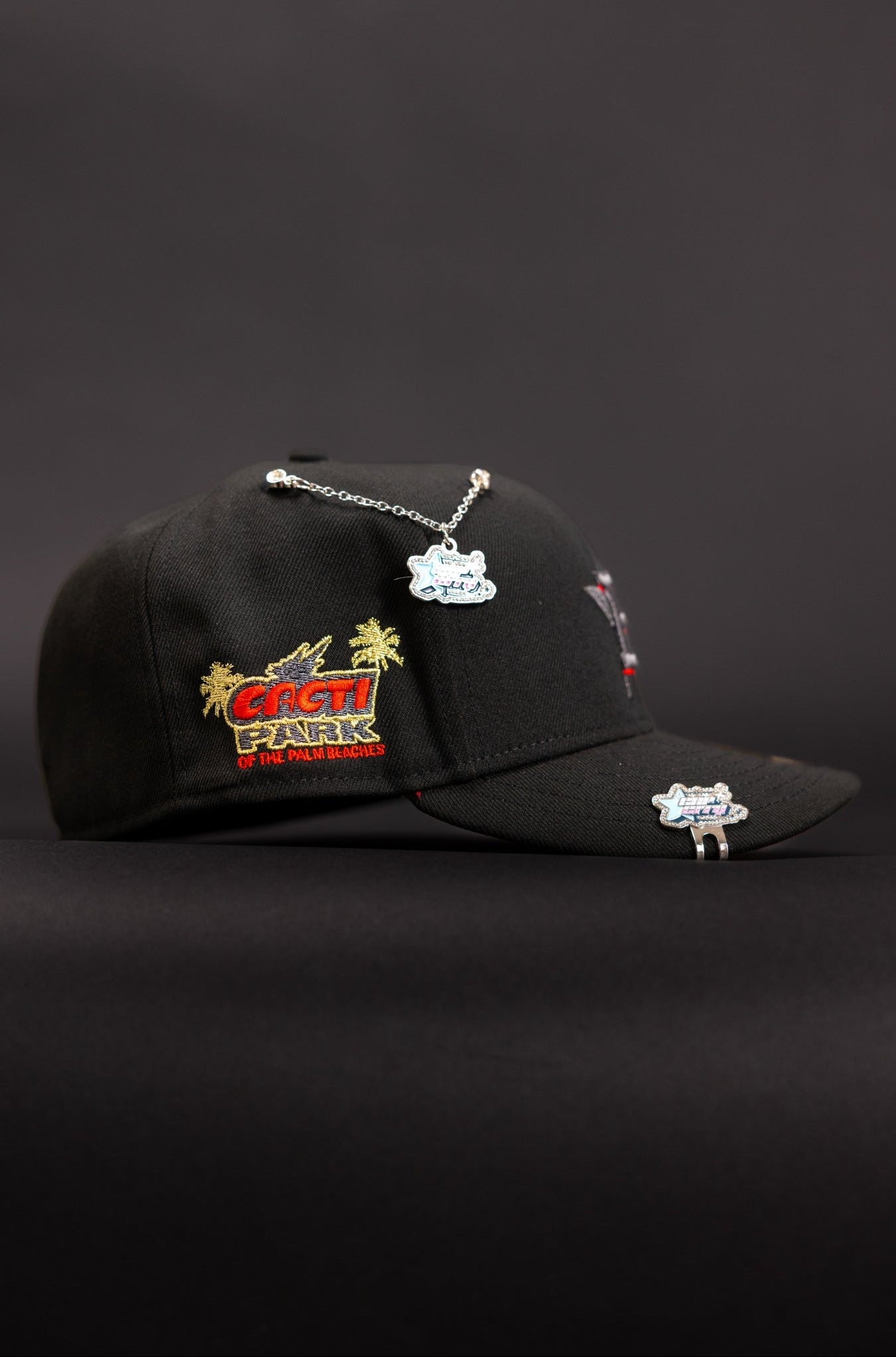 NEW ERA EXCLUSIVE 59FIFTY BLACKED OUT HOUSTON ASTROS W/ CACTI PARK SIDE PATCH