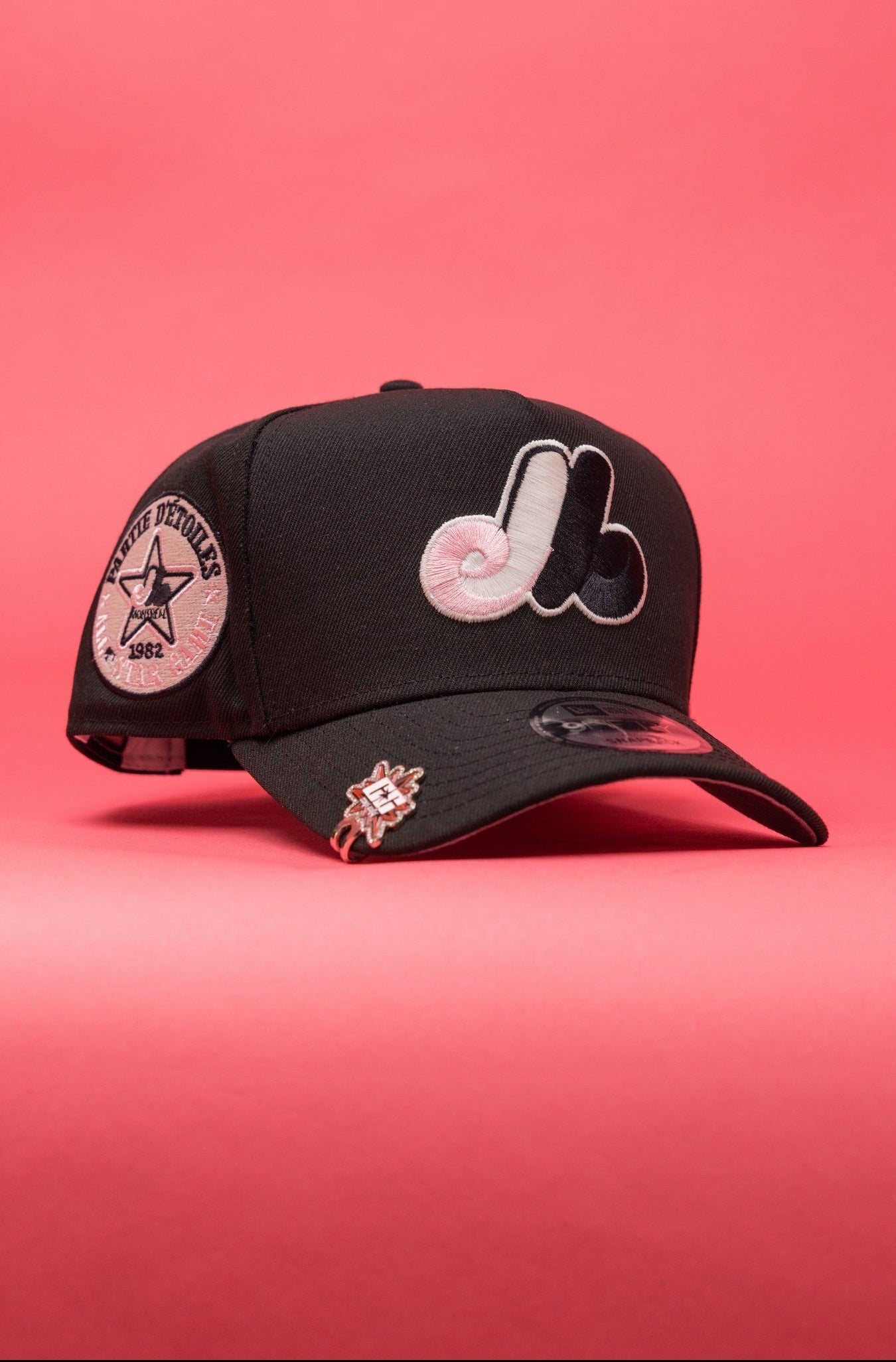 NEW ERA 9FIFTY A-FRAME BLACK MONTREAL EXPOS SNAPBACK W/ ALL STAR GAME SIDE PATCH