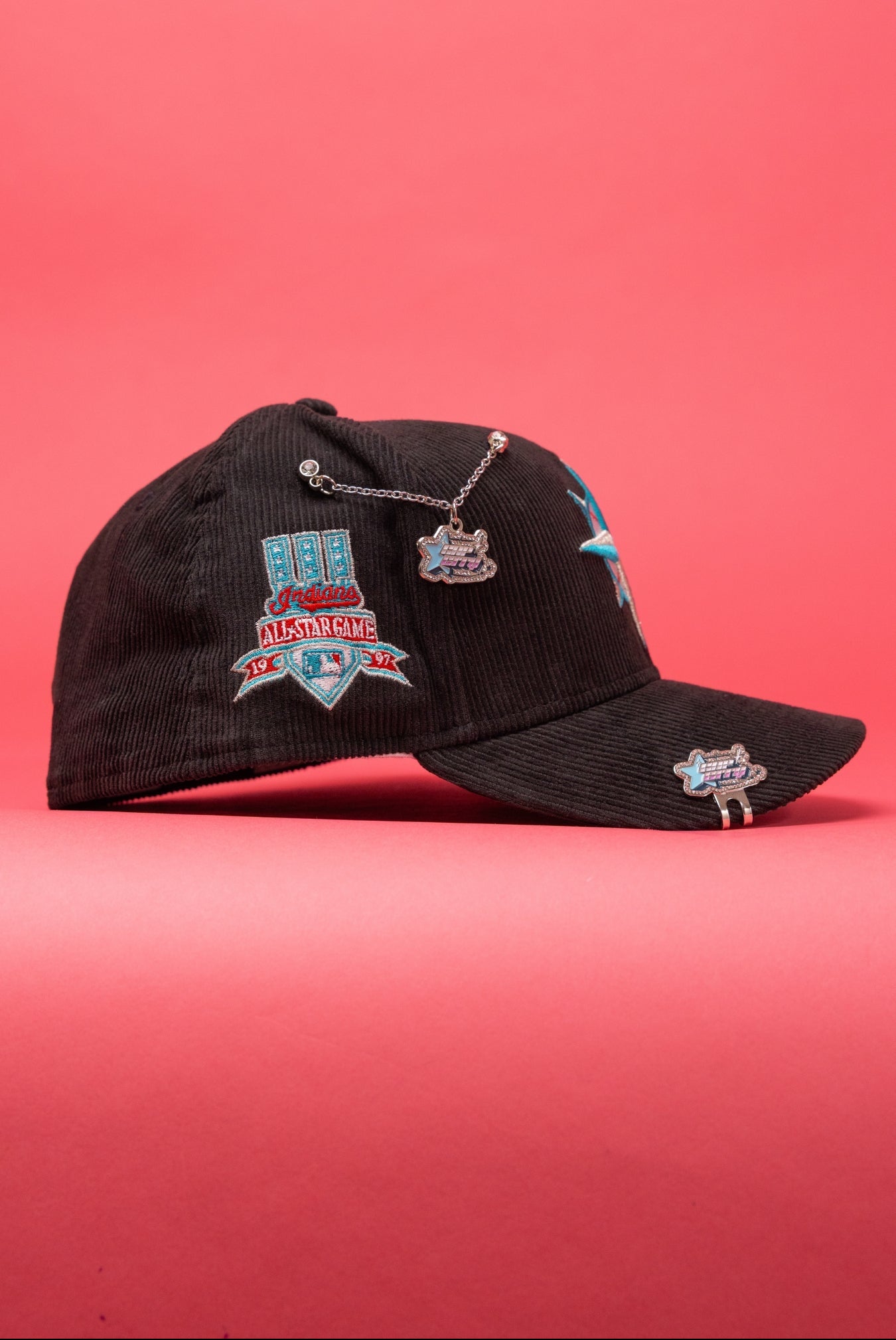 NEW ERA EXCLUSIVE 59FIFTY CORDUROY SEATTLE MARINERS W// ALL STAR GAME SIDE PATCH