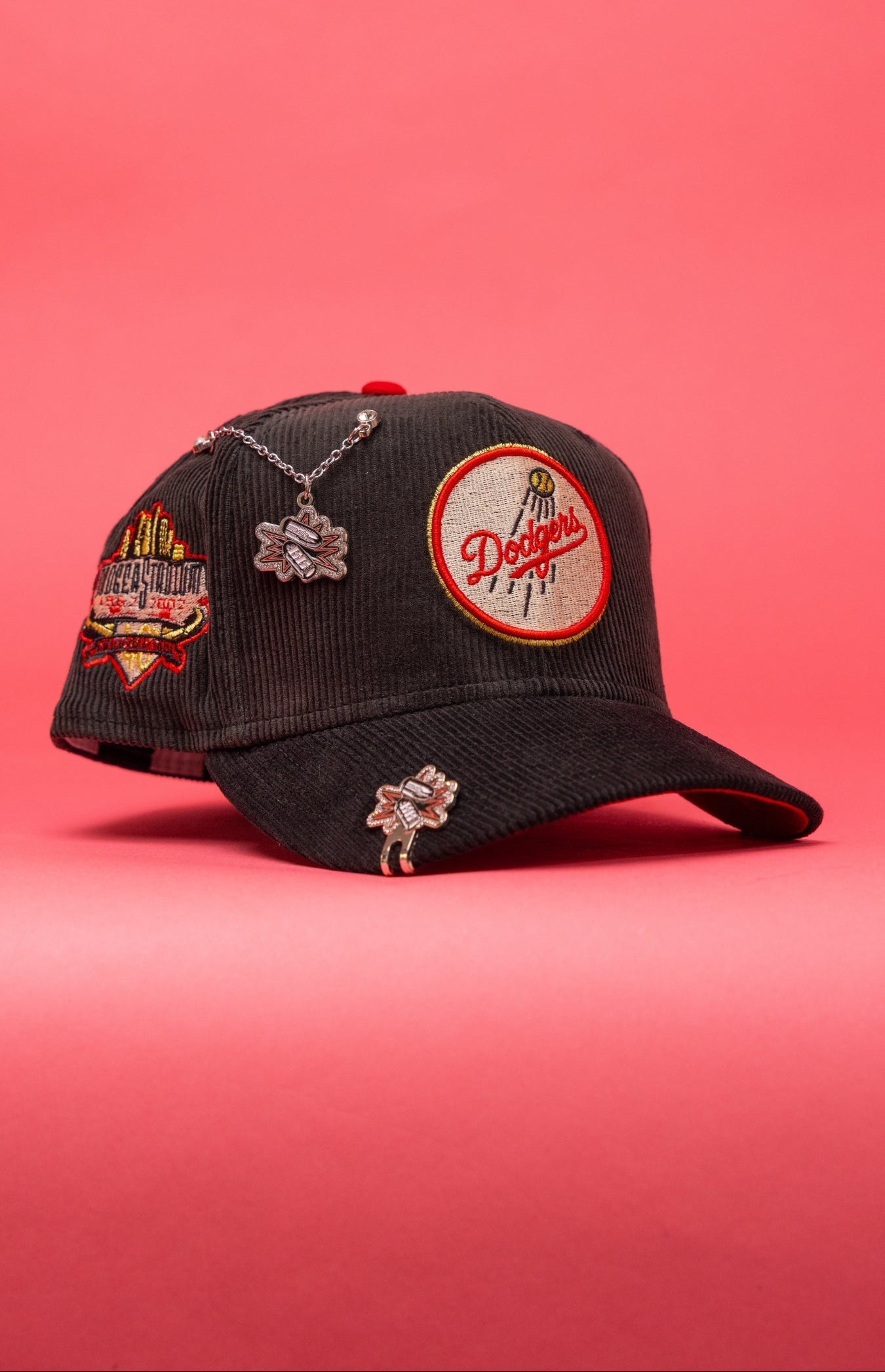 NEW ERA EXCLUSIVE 59FIFTY CORDUROY LOS ANGELES DODGERS W// 40TH ANNIVERSARY SIDE PATCH