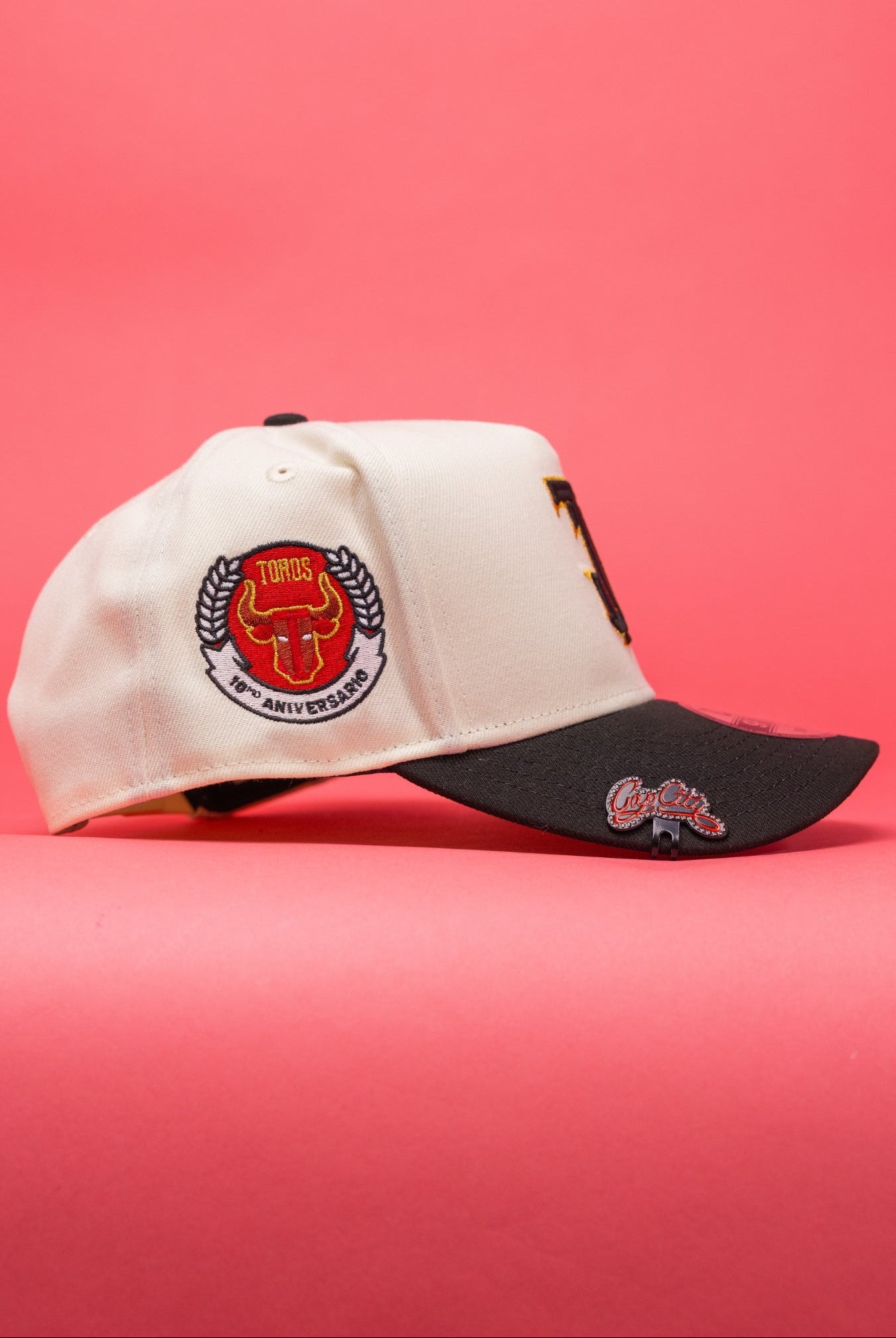 NEW ERA 9FIFTY A-FRAME CHROME/BLACK "TOROS DE TIJUANA" W/ 10TH ANNIVERSARY SIDE PATCH (Copy)
